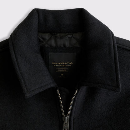 Abercrombie Wool-Blend Trucker Jacket