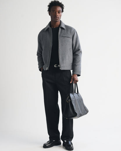 Abercrombie Wool-Blend Trucker Jacket
