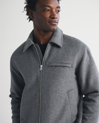 Abercrombie Wool-Blend Trucker Jacket