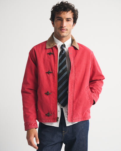 Abercrombie Canvas Fireman Clasp Jacket