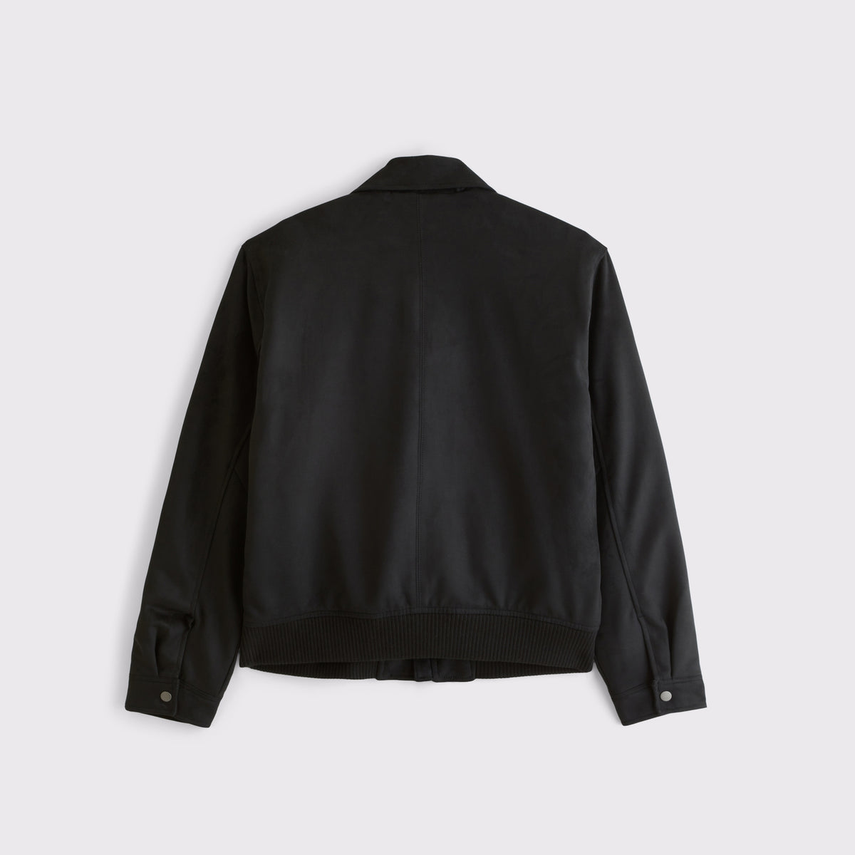 Abercrombie Vegan Suede Bomber Jacket