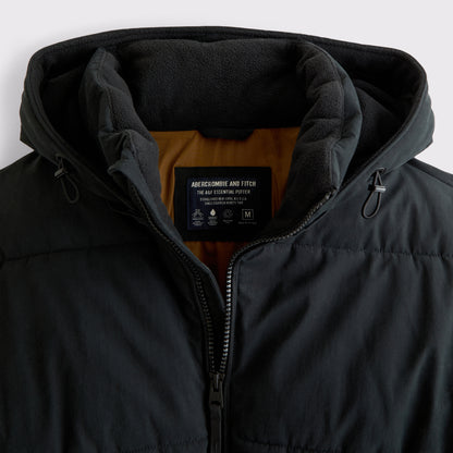 Abercrombie Hooded Heavyweight Puffer Jacket