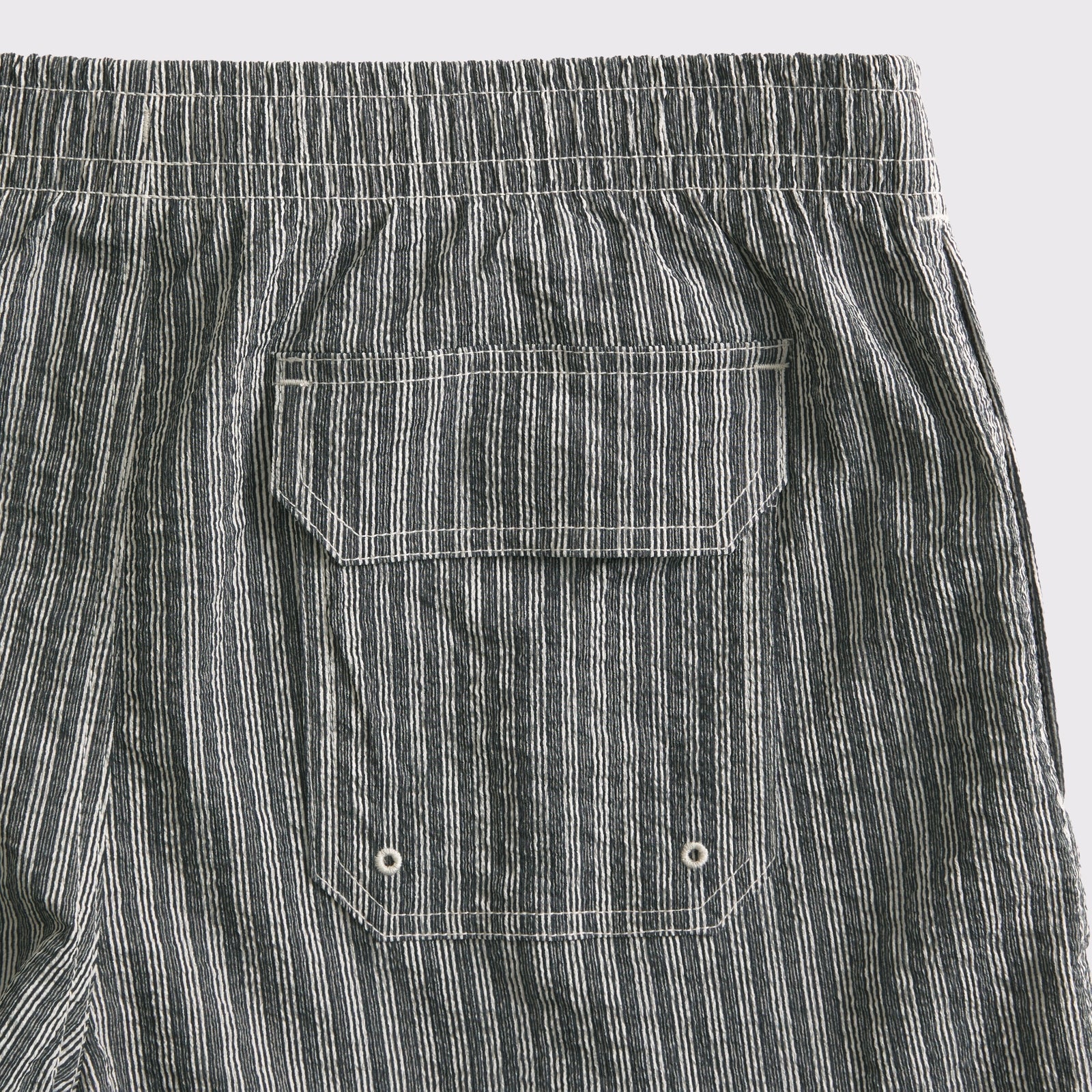 Abercrombie Pull-On Embroidered Swim Trunk