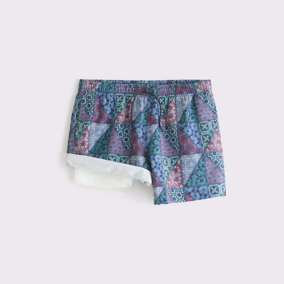 Abercrombie Pull-On Embroidered Swim Trunk
