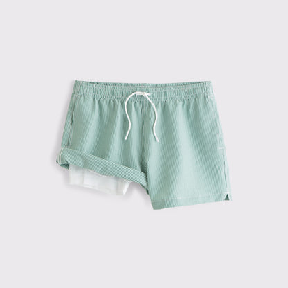 Abercrombie Pull-On Embroidered Swim Trunk