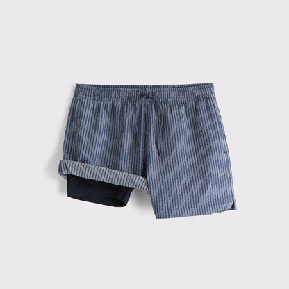 Abercrombie Pull-On Embroidered Swim Trunk