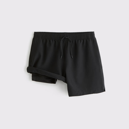 Abercrombie Pull-On Seersucker Swim Trunk