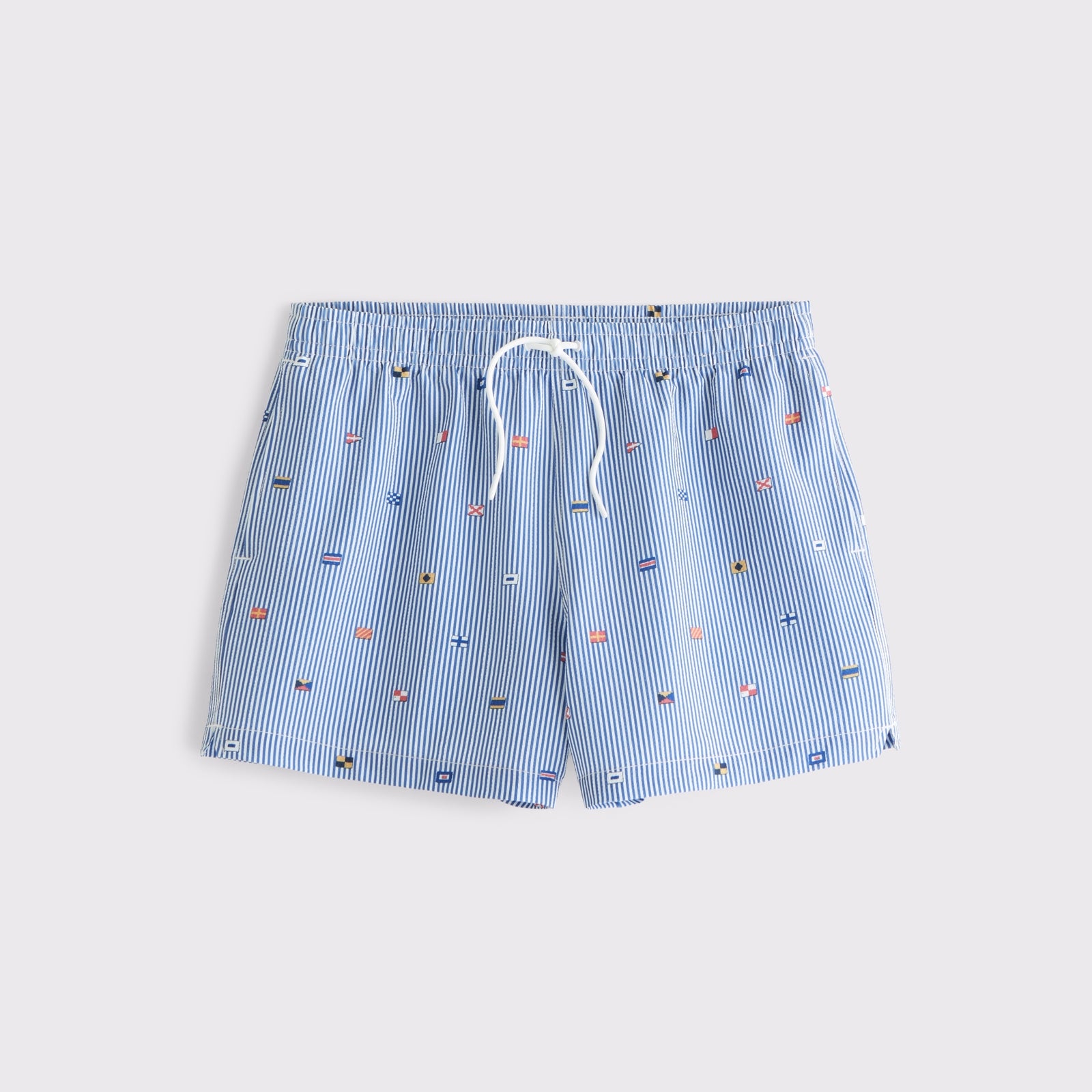Abercrombie Pull-On Embroidered Swim Trunk