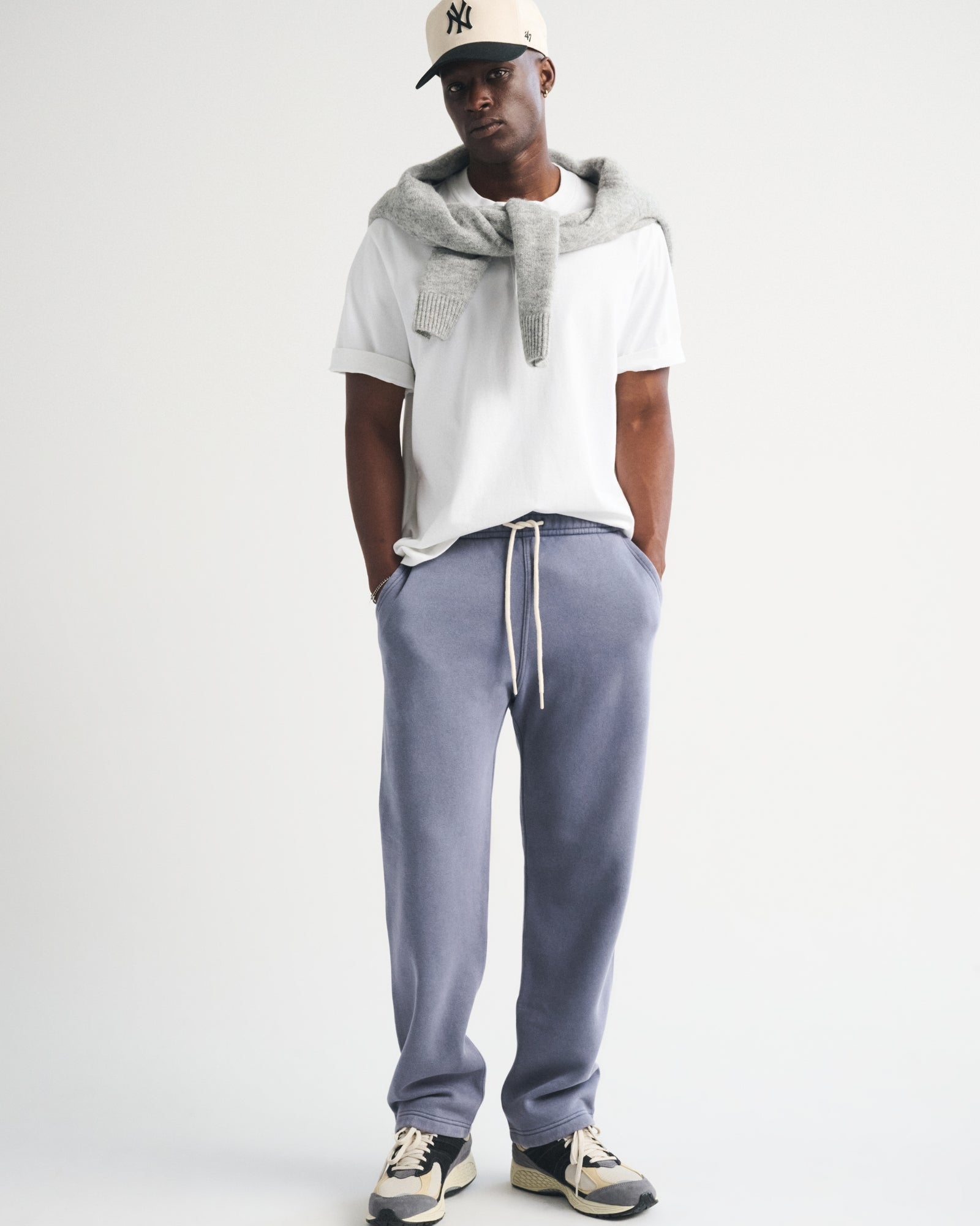Abercrombie Essential Straight Open-Hem Sweatpant