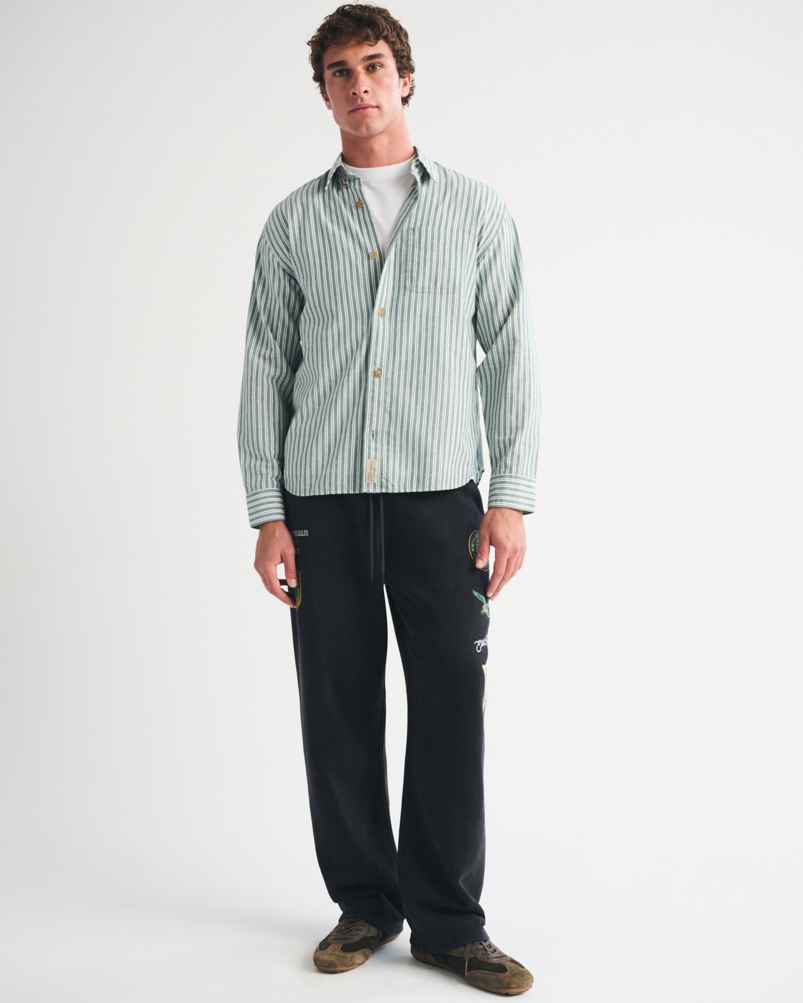 Abercrombie Philadelphia Eagles Baggy Open-Hem Sweatpant