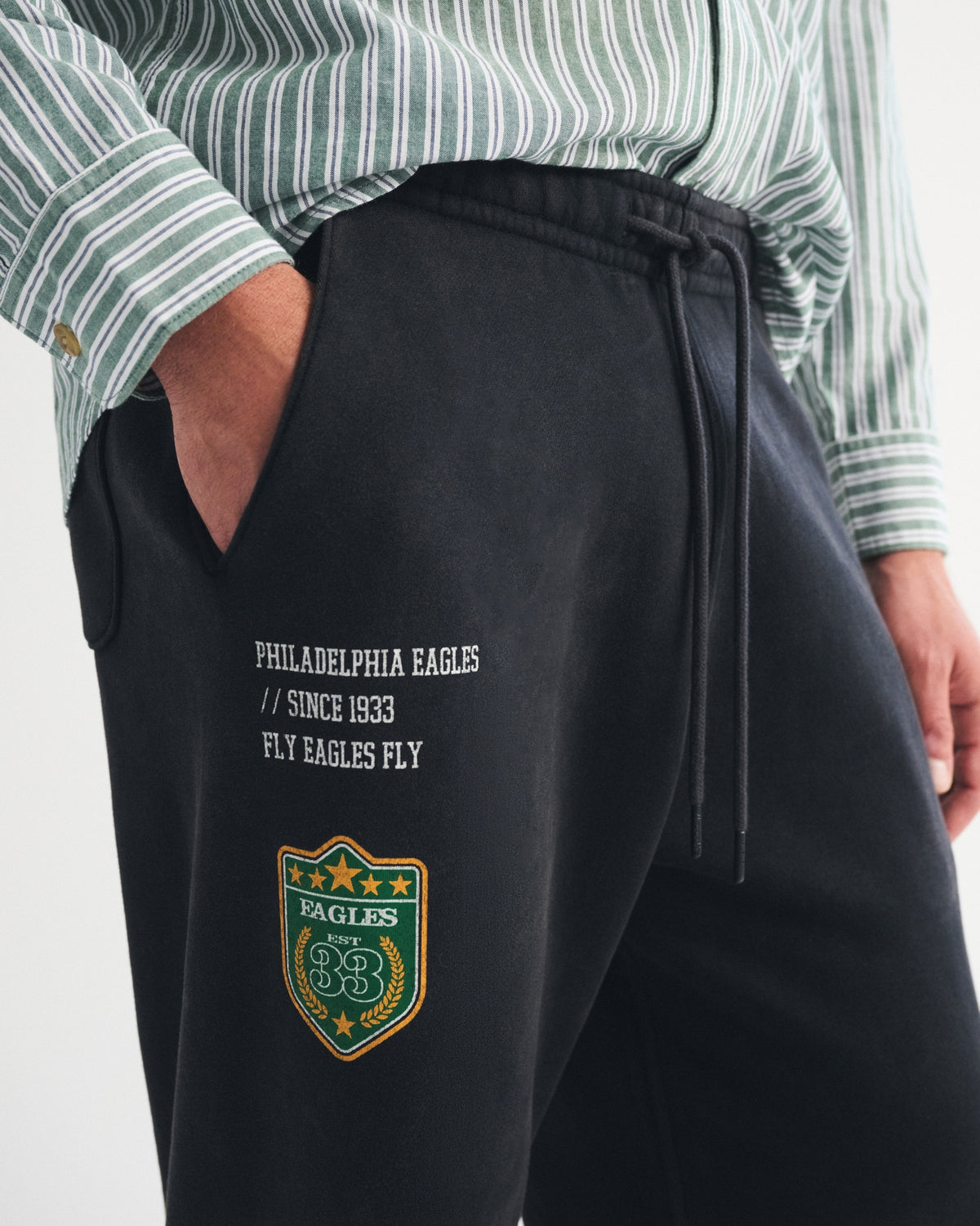 Abercrombie Philadelphia Eagles Baggy Open-Hem Sweatpant
