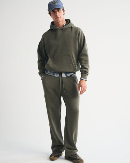 Abercrombie Essential Straight Open-Hem Sweatpant