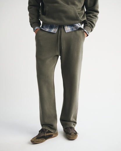 Abercrombie Essential Straight Open-Hem Sweatpant