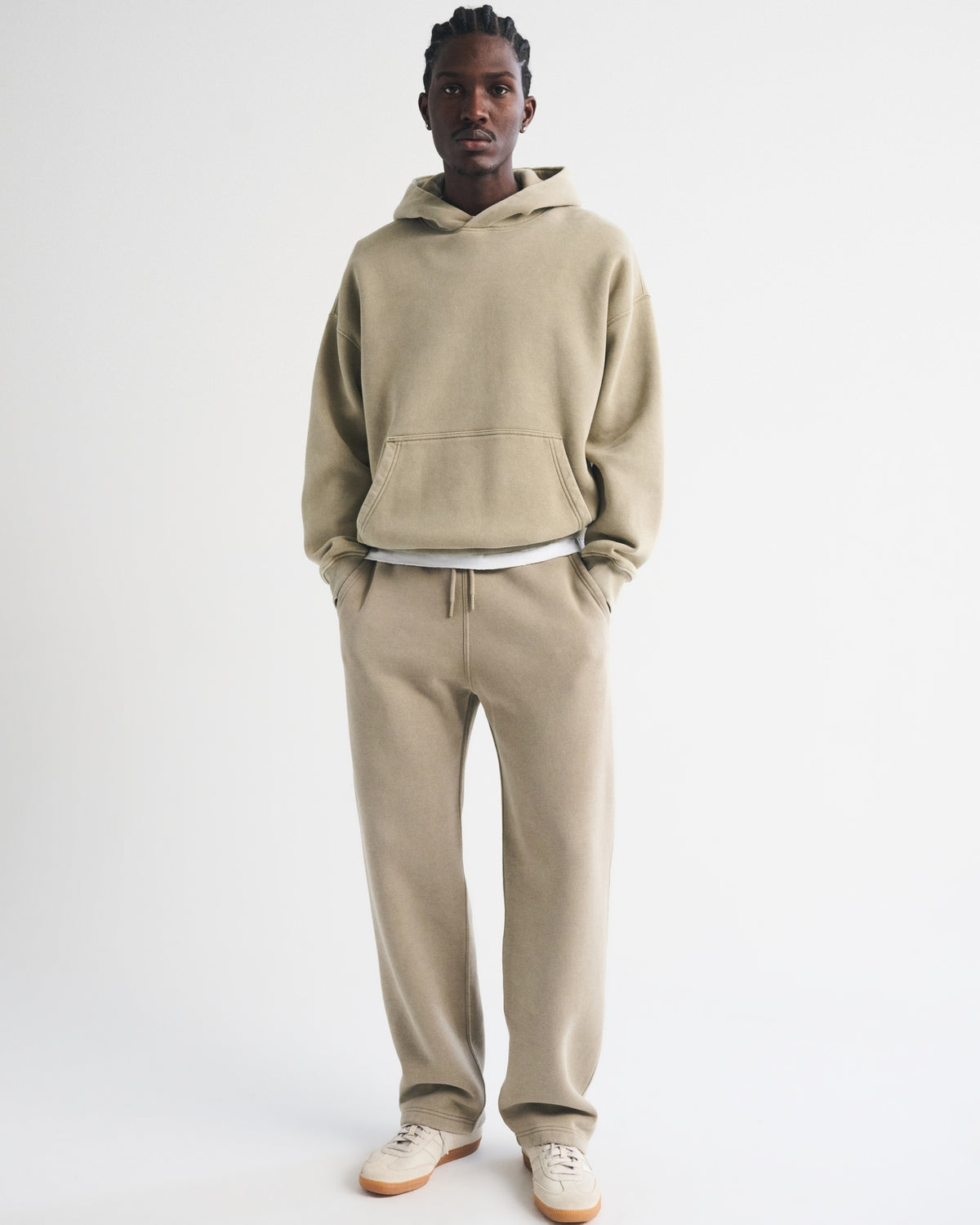 Abercrombie Essential Straight Open-Hem Sweatpant