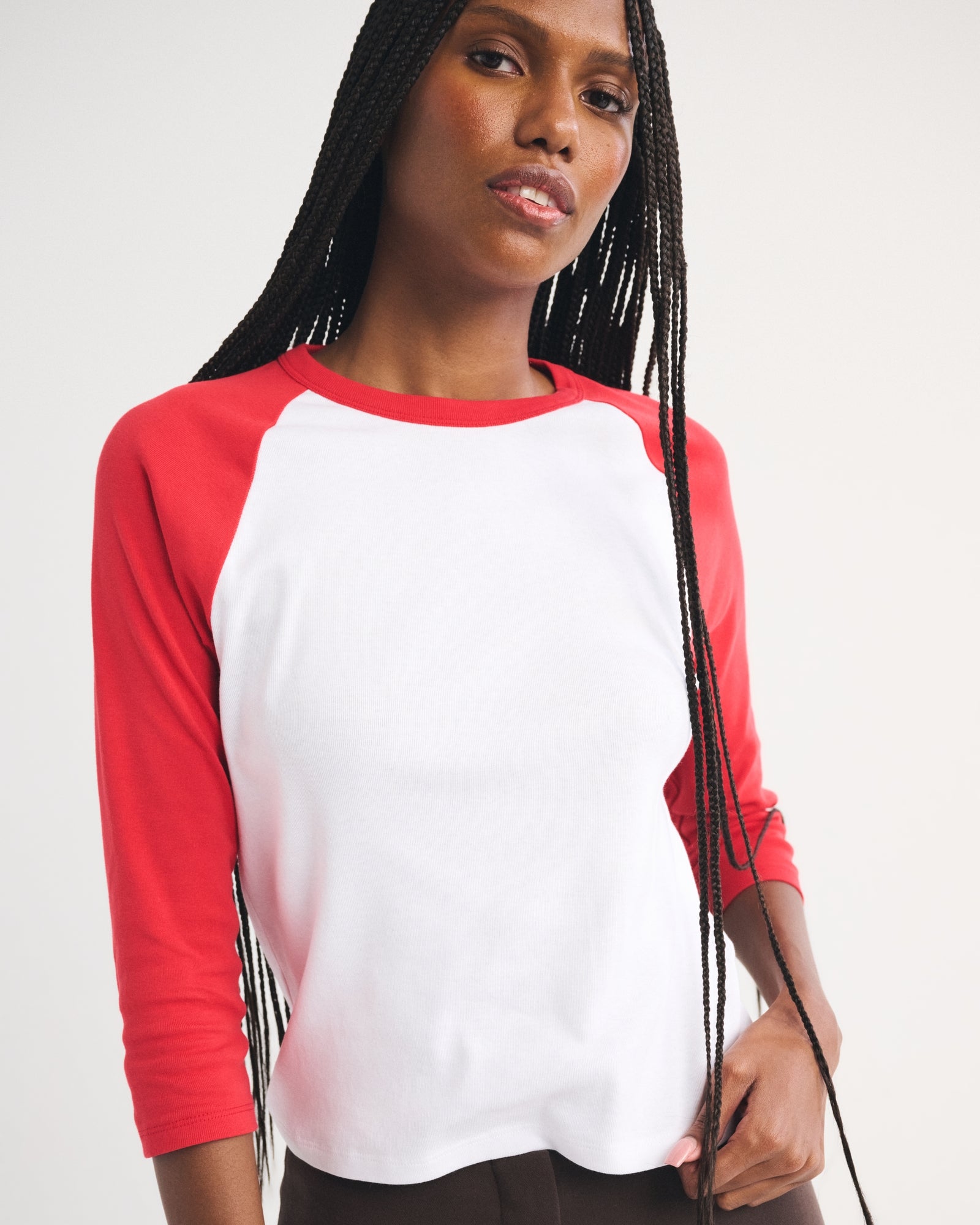 Abercrombie 3/4 Sleeve Baseball Tee