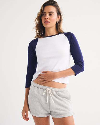Abercrombie 3/4 Sleeve Baseball Tee