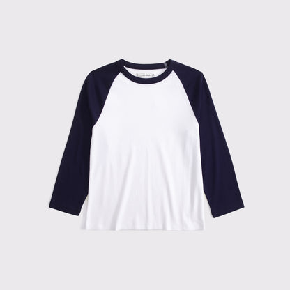 Abercrombie 3/4 Sleeve Baseball Tee