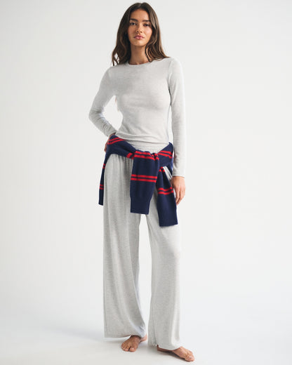 Abercrombie Long-Sleeve Modal-Blend Lounge Tee