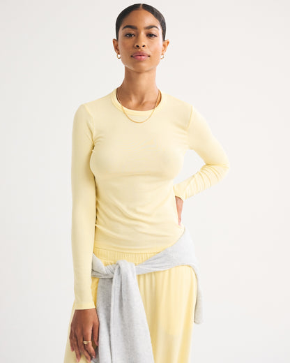 Abercrombie Long-Sleeve Modal-Blend Lounge Tee