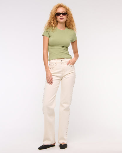 Abercrombie Double-Lined Baby Tee