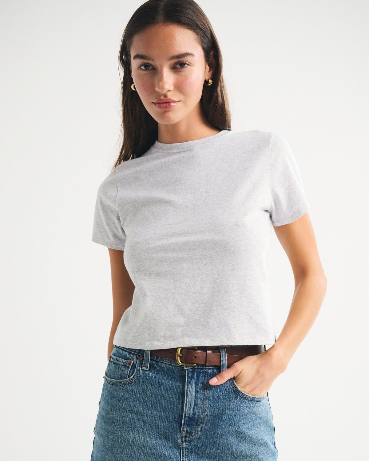 Abercrombie Essential Polished Skimming Tee