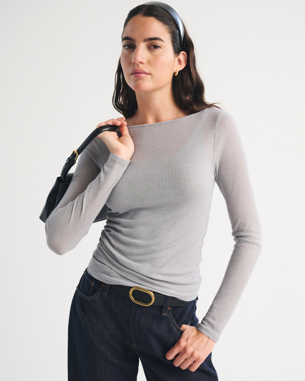 Abercrombie Long-Sleeve Rib Top and Tank Set