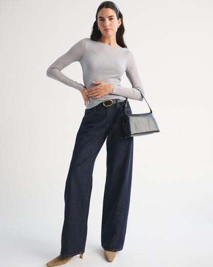 Abercrombie Long-Sleeve Rib Top and Tank Set