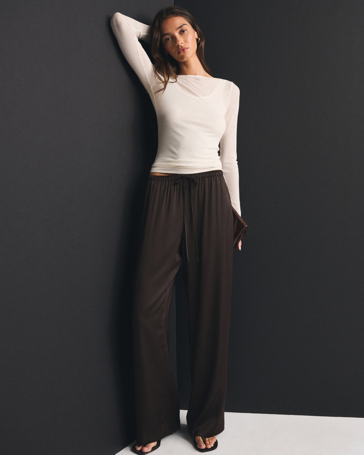 Abercrombie Long-Sleeve Rib Top and Tank Set