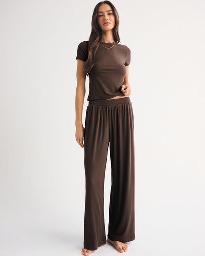 Abercrombie Modal-Blend Lounge Rib Baby Tee