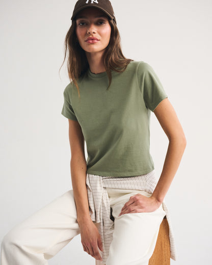 Abercrombie Essential Polished Skimming Tee