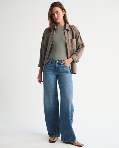 Abercrombie Seamless Fabric Tee Bodysuit