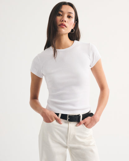 Abercrombie Tuckable Vintage Jersey Baby Tee
