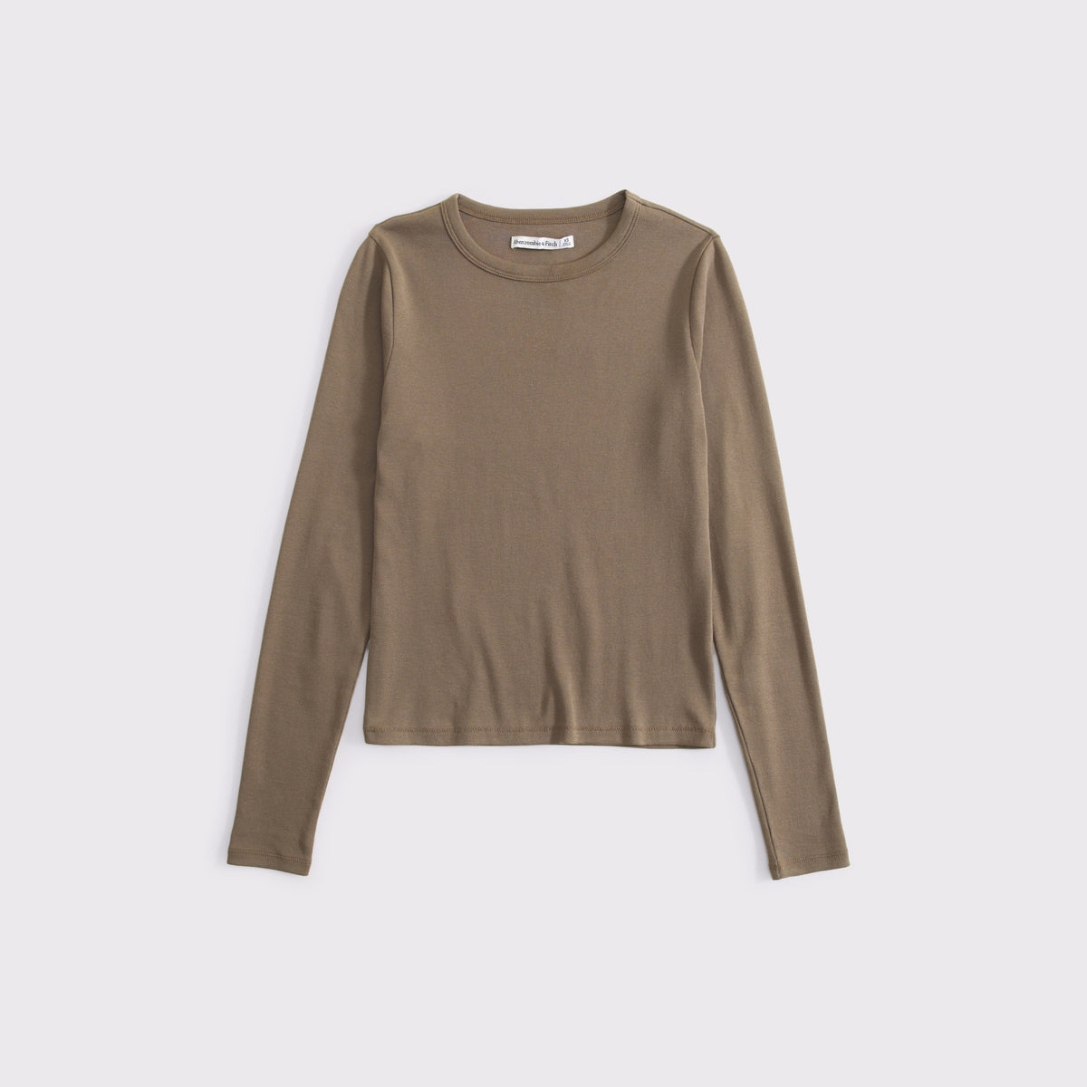 Abercrombie Long-Sleeve Tuckable Jersey Baby Tee