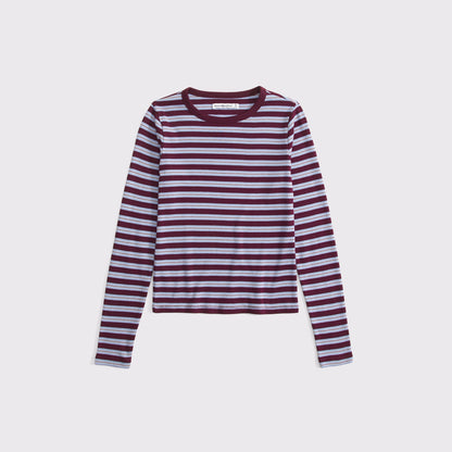 Abercrombie Long-Sleeve Tuckable Jersey Baby Tee
