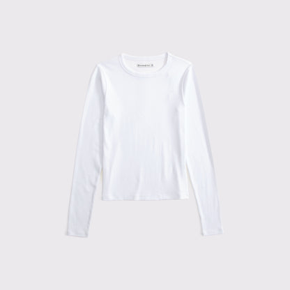Abercrombie Long-Sleeve Tuckable Jersey Baby Tee