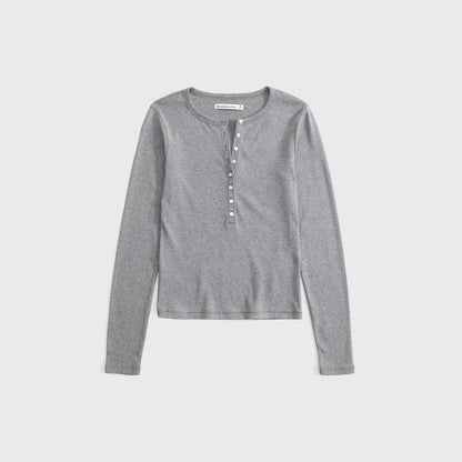 Abercrombie Long-Sleeve Henley