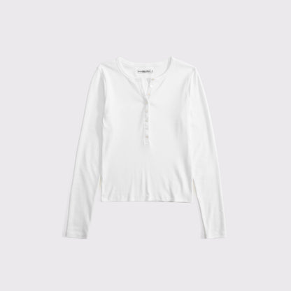 Abercrombie Long-Sleeve Henley