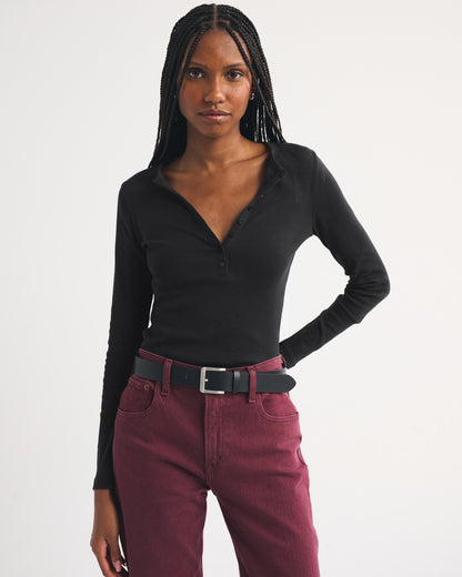 Abercrombie Long-Sleeve Henley