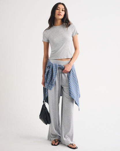 Abercrombie Modal-Blend Lounge Rib Baby Tee