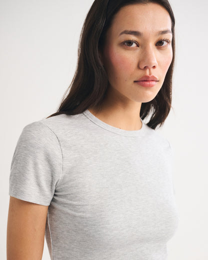 Abercrombie Modal-Blend Lounge Rib Baby Tee