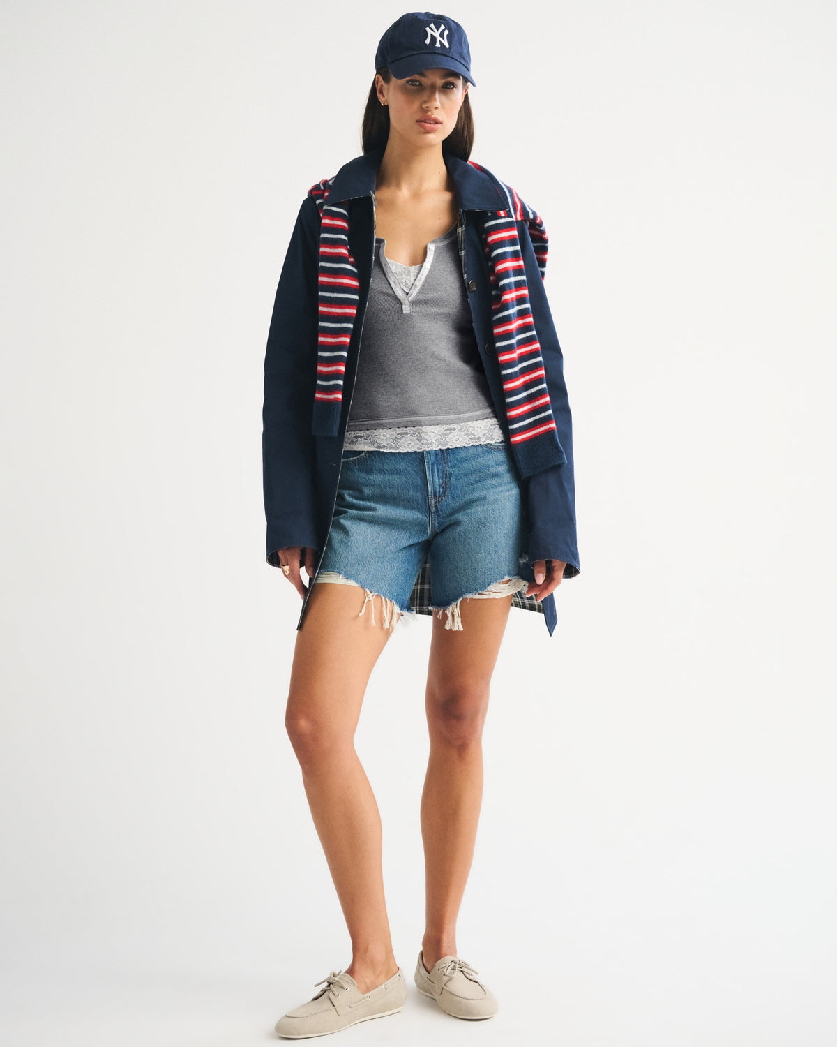Abercrombie Long-Sleeve Rib Henley