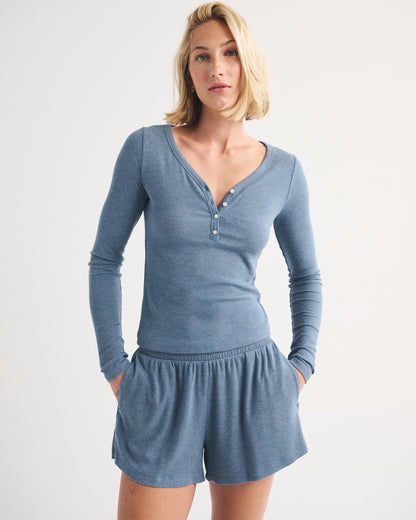 Abercrombie Modal-Blend Lounge Rib Henley