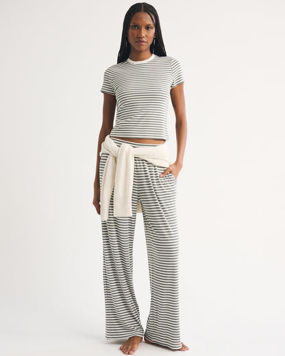 Abercrombie Modal-Blend Lounge Rib Baby Tee