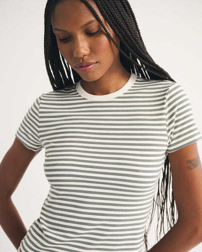 Abercrombie Modal-Blend Lounge Rib Baby Tee