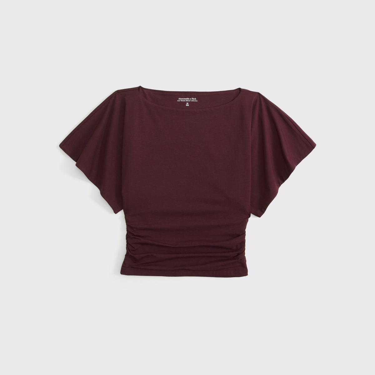 Abercrombie Flutter Sleeve Slash Top