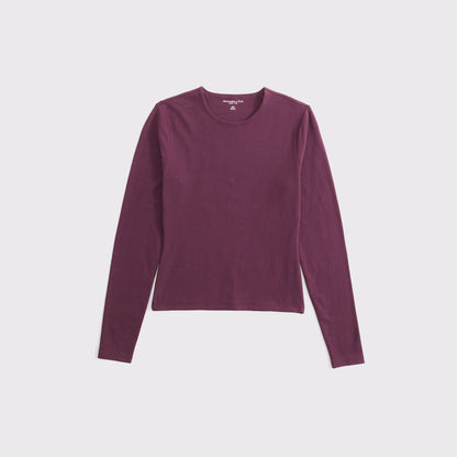 Abercrombie Long-Sleeve Double-Lined Baby Tee