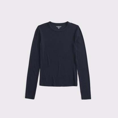 Abercrombie Long-Sleeve Modal-Blend Lounge Tee