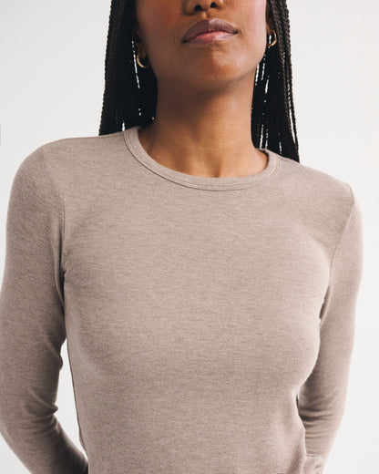 Abercrombie Long-Sleeve Modal-Blend Lounge Tee