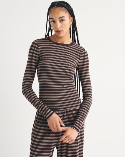Abercrombie Long-Sleeve Modal-Blend Lounge Tee