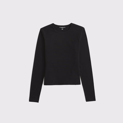 Abercrombie Long-Sleeve Double-Lined Baby Tee
